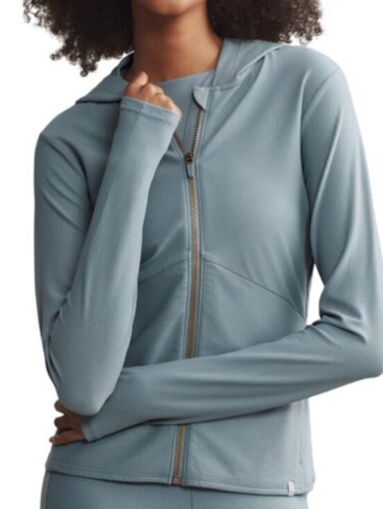 RHONE Jackets & Blazers - Rhone Ripple Full Zip Hoodie Ribbed